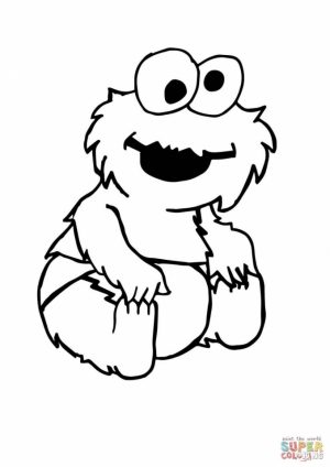 Monster Coloring Pages Kids Printable   at21m