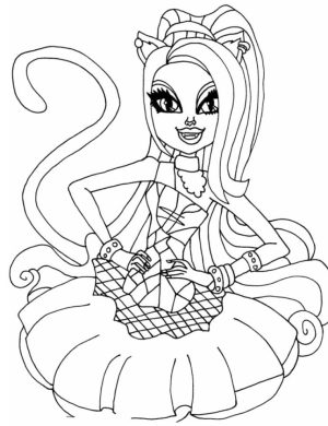 Monster High Coloring Pages Free Printable   107442