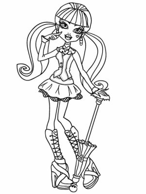 Monster High Coloring Pages Free Printable   595991