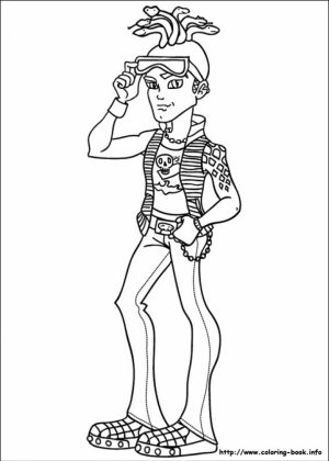 Monster High Coloring Pages Free Printable   772672