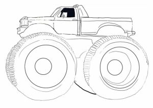 Monster Truck Coloring Pages Free Printable   40785