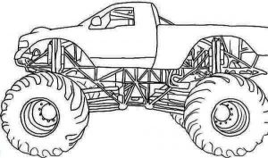 Monster Truck Coloring Pages Free Printable   64838