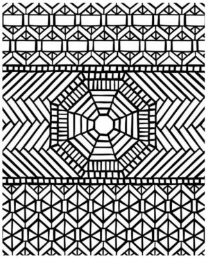 Mosaic Coloring Pages Free Printable   16479