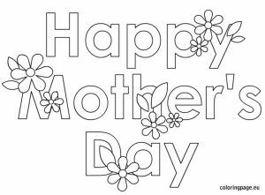 Mothers Day Coloring Pages for Kids   15269