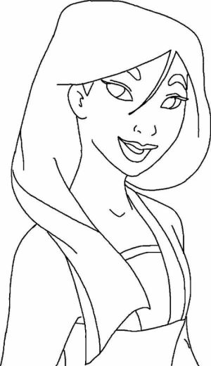 Mulan Coloring Pages Free Printable   p3frm