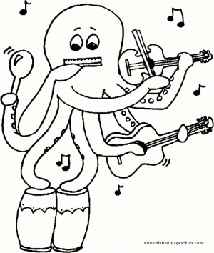 Music Coloring Pages Printable for Kids   44436