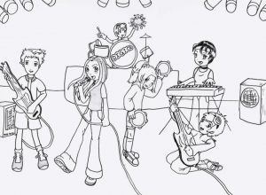 music coloring pages to print online – 30102