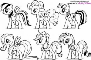 My Little Pony Friendship Is Magic Coloring Pages for Toddlers   74177