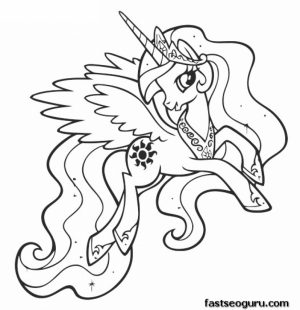 My Little Pony Friendship Is Magic Coloring Pages Free for Kids   32885