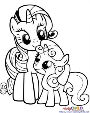 My Little Pony Friendship Is Magic Coloring Pages Online Printable   57984