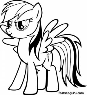My Little Pony Friendship Is Magic Coloring Pages to Print Online   4794