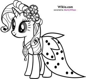 My Little Pony Girls Printable Coloring Pages   50180