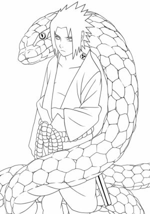 Naruto Characters Coloring Pages   09678