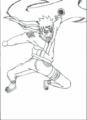 Naruto Coloring Book Pages for Kids   22860