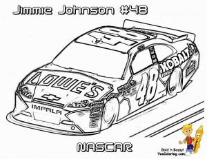 Nascar Coloring Pages to Print for Kids   31749