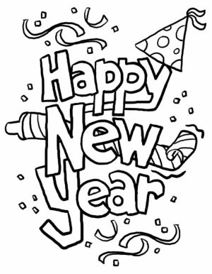 New Years Coloring Pages Free to Print   56351