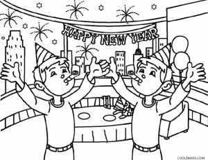 New Years Coloring Pages Free to Print for Kids   18501