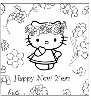 New Years Coloring Pages Free to Print for Kids   19059