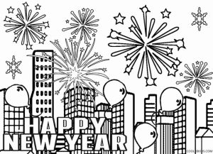 New Years Coloring Pages Free to Print for Kids   29057