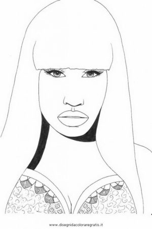 Nicki Minaj Coloring Pages To Print   72845