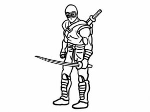 Ninja Coloring Pages for Kids   bdg51