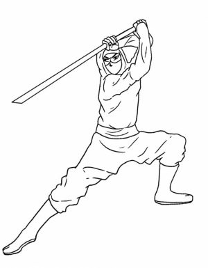 Ninja Coloring Pages Free   gsm65