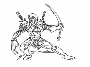 Ninja Coloring Pages Free   r216a