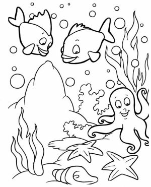 Ocean Animals Coloring Pages   y3ml9