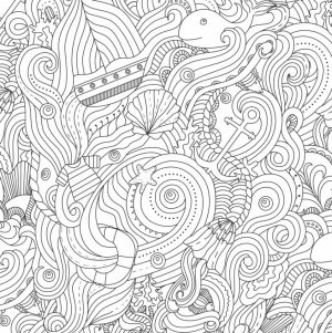 Ocean Coloring Pages for Adults   urb67