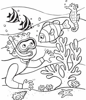 Ocean Coloring Pages for Kids   wy1m9