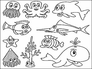 Ocean Coloring Pages for Preschoolers   9yhkl