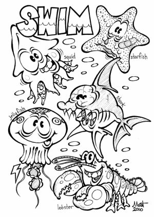 Ocean Coloring Pages for Preschoolers   ywb5l