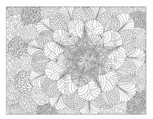 Online Abstract Coloring Pages for Grown Ups   42314