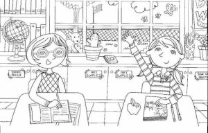 Online American Girl Coloring Pages   a9m0j