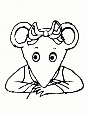 Online Angelina Ballerina Coloring Pages   746205