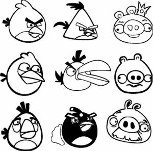 Online Angry Bird Coloring Pages for Kids   8QgDr