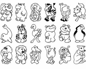 Online Animals Coloring Pages for Kids   OS92R