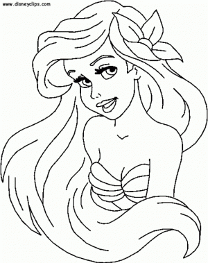 Online Ariel Coloring Pages to Print   swsyq
