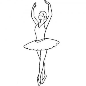 Online Ballerina Coloring Pages   6q194