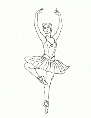 Online Ballerina Coloring Pages   f8shy