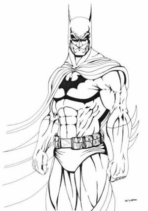 Online Batman Coloring Pages   289287