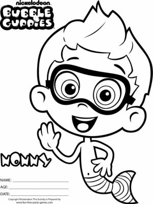 Online Bubble Guppies Coloring Pages   746204