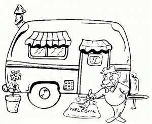 Online Camping Coloring Pages   78742