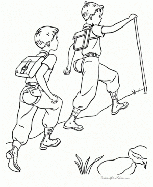 Online Camping Coloring Pages   88275