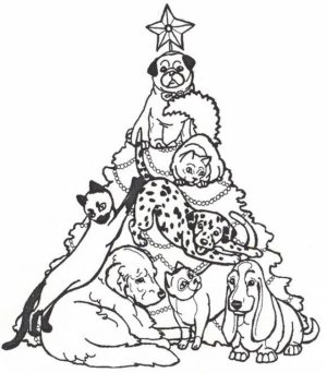 Online Christmas Tree Coloring Pages   31407