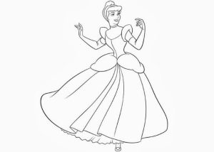 Online Cinderella Coloring Pages   47428