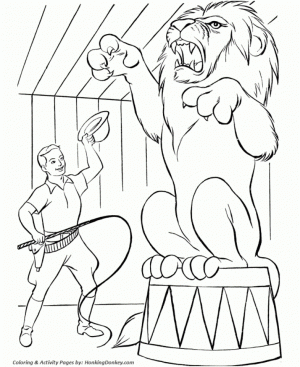 Online Circus Coloring Pages   60096