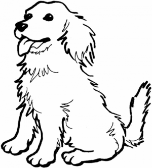Online Coloring Pages Of Dogs   60096
