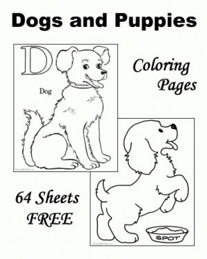 Online Coloring Pages Of Dogs   78742