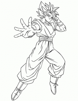 Online DBZ Coloring Pages   17433